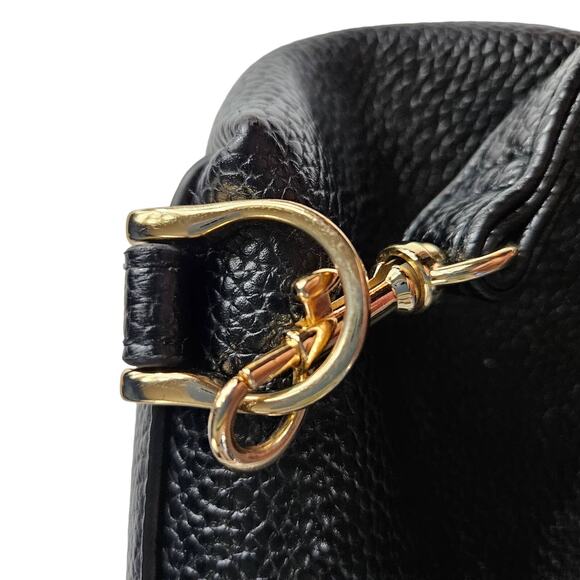 EUC A New Day Convertible Crossbody Vegan Leather Flap Closure Backpack Black - Picture 3 of 12